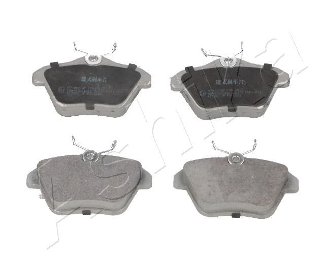 Brake Pad Set, disc brake ASHIKA 51-00-00001