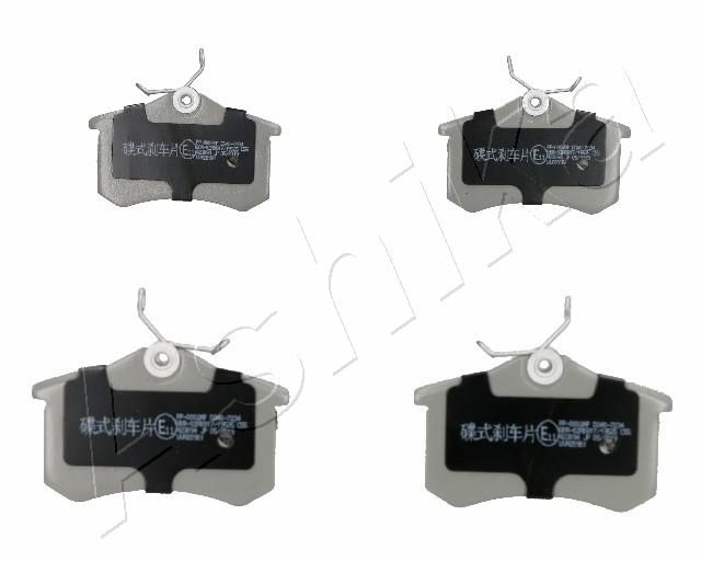 Brake Pad Set, disc brake ASHIKA 51-00-00002