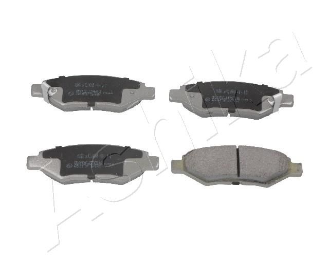 Brake Pad Set, disc brake ASHIKA 51-00-007