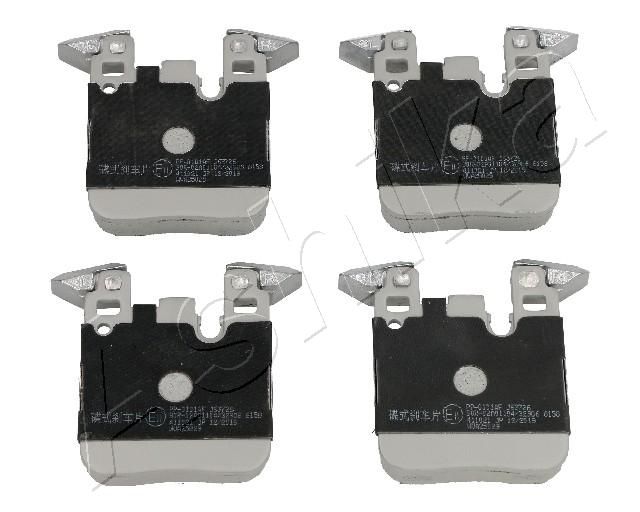 Brake Pad Set, disc brake ASHIKA 51-00-0101