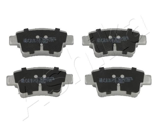 Brake Pad Set, disc brake ASHIKA 51-00-0201