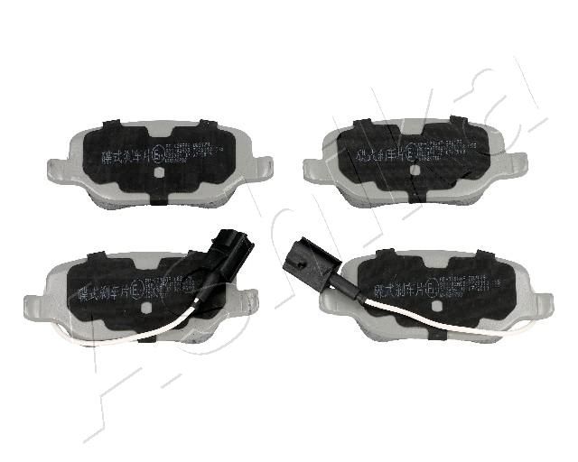 Brake Pad Set, disc brake ASHIKA 51-00-0206