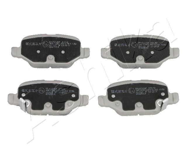 Brake Pad Set, disc brake ASHIKA 51-00-0214