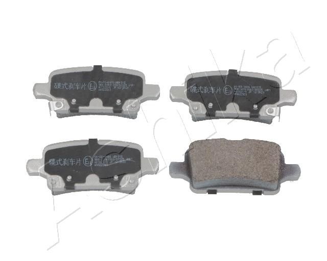 Brake Pad Set, disc brake ASHIKA 51-00-0406