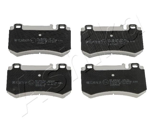 Brake Pad Set, disc brake ASHIKA 51-00-0509