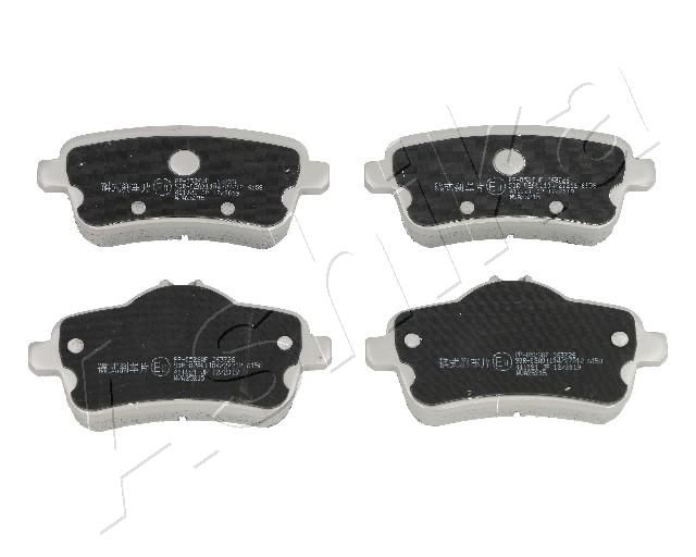 Brake Pad Set, disc brake ASHIKA 51-00-0526