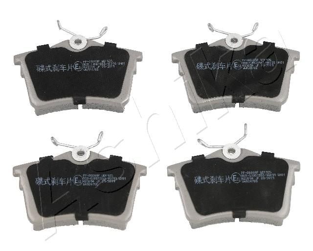 Brake Pad Set, disc brake ASHIKA 51-00-0600