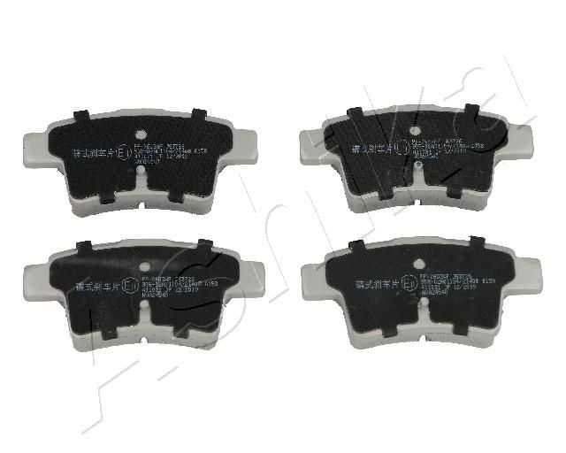 Brake Pad Set, disc brake ASHIKA 51-00-0603