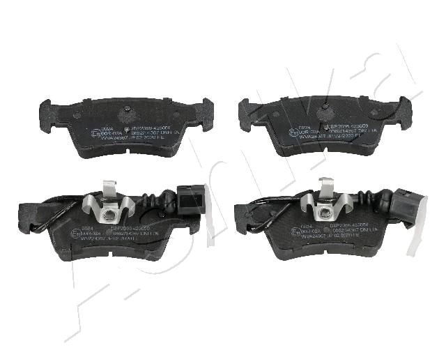 Brake Pad Set, disc brake ASHIKA 51-00-0924