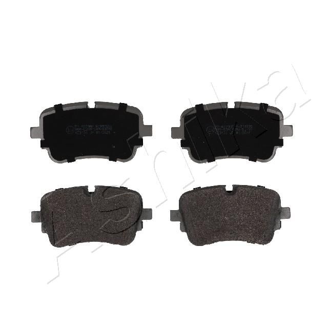 Brake Pad Set, disc brake ASHIKA 51-00-0929