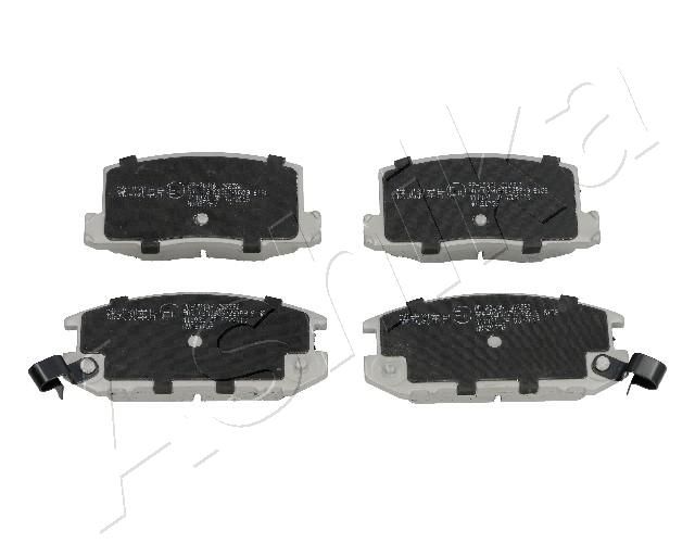 Brake Pad Set, disc brake ASHIKA 51-02-204