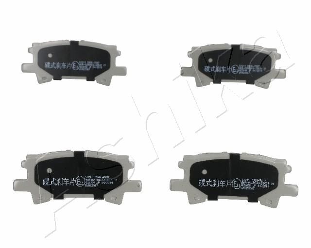 Brake Pad Set, disc brake ASHIKA 51-02-211