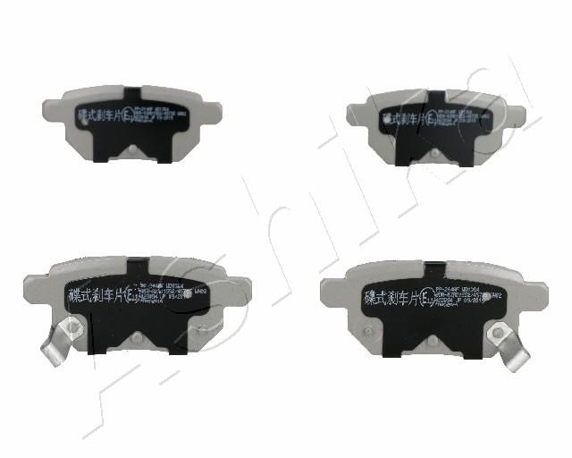 Brake Pad Set, disc brake ASHIKA 51-02-214