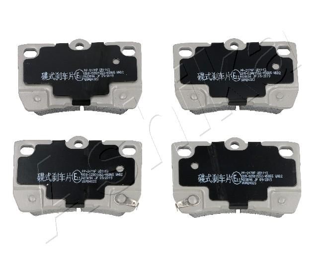 Brake Pad Set, disc brake ASHIKA 51-02-217