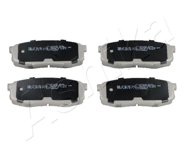 Brake Pad Set, disc brake ASHIKA 51-02-221