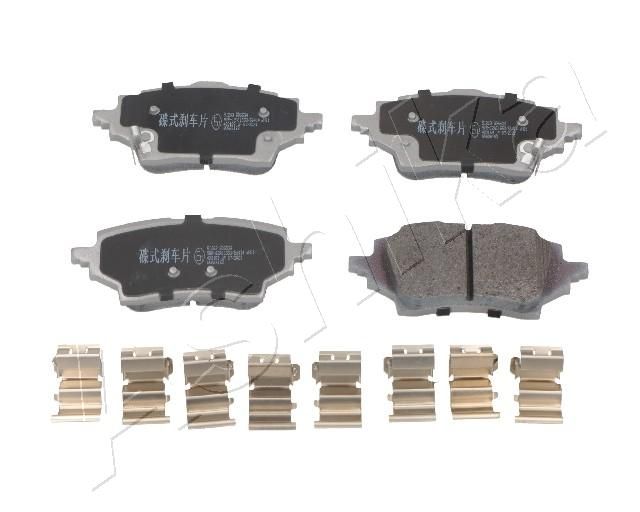 Brake Pad Set, disc brake ASHIKA 51-02-263