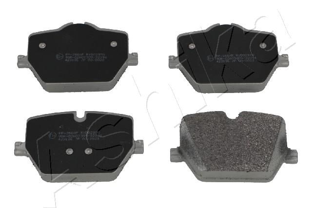 Brake Pad Set, disc brake ASHIKA 51-02-266