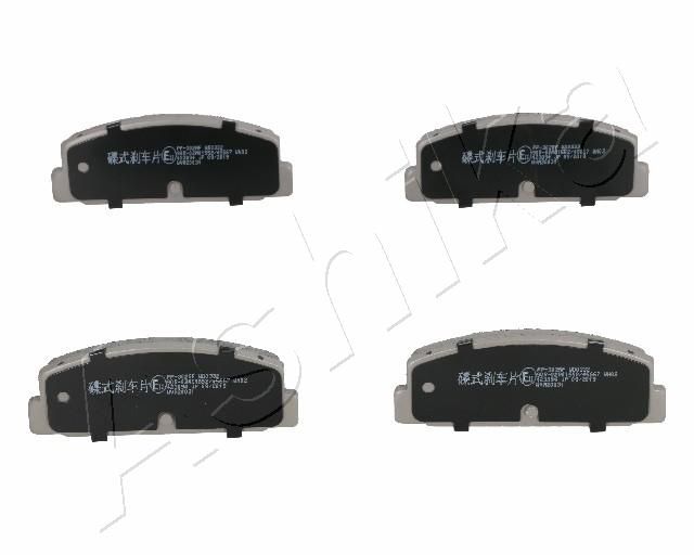 Brake Pad Set, disc brake ASHIKA 51-03-302