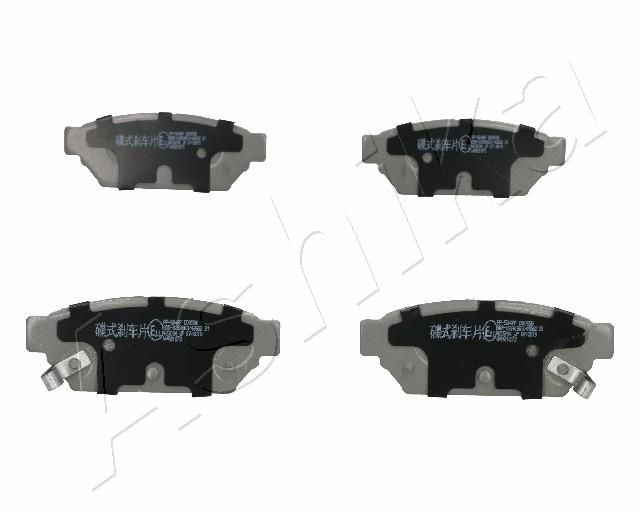 Brake Pad Set, disc brake ASHIKA 51-05-504