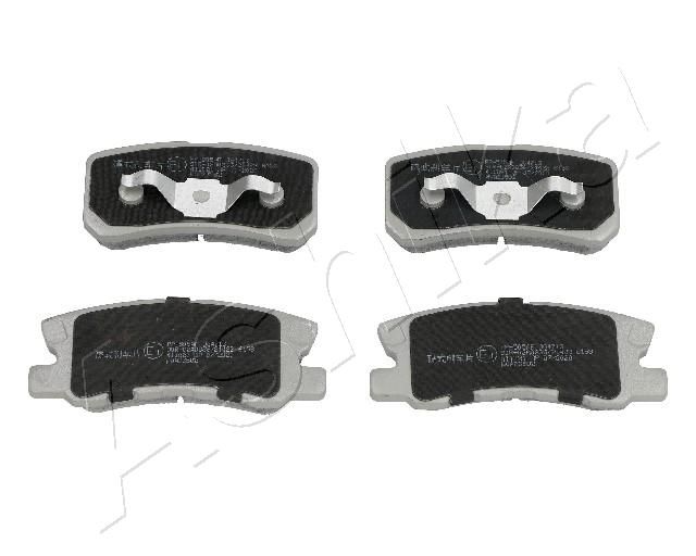 Brake Pad Set, disc brake ASHIKA 51-05-505