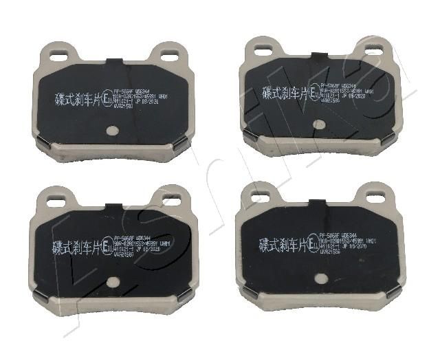 Brake Pad Set, disc brake ASHIKA 51-05-506