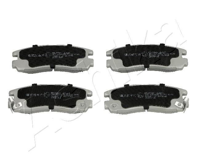 Brake Pad Set, disc brake ASHIKA 51-05-594