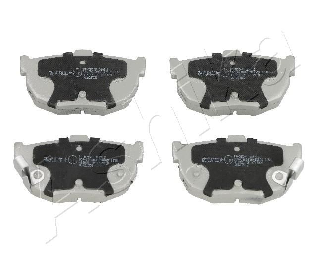 Brake Pad Set, disc brake ASHIKA 51-05-595