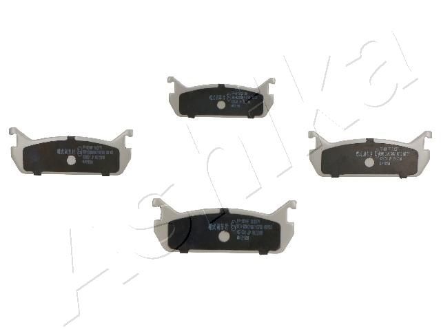 Brake Pad Set, disc brake ASHIKA 51-06-601