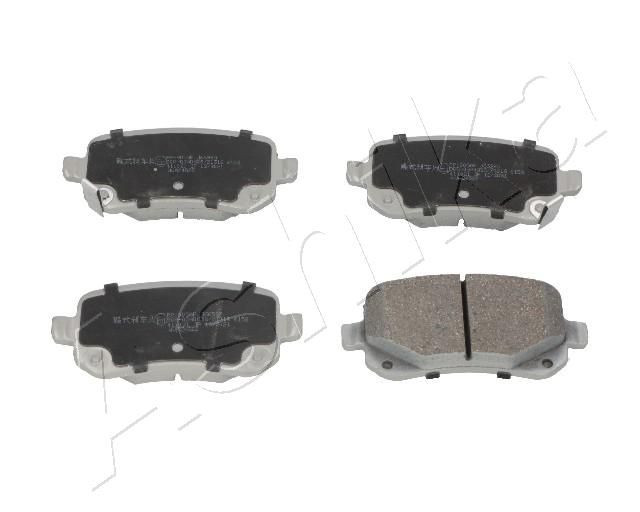 Brake Pad Set, disc brake ASHIKA 51-09-905