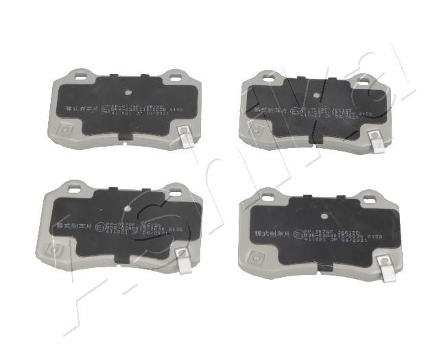 Brake Pad Set, disc brake ASHIKA 51-09-907