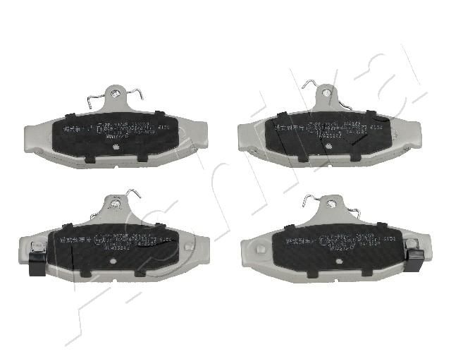 Brake Pad Set, disc brake ASHIKA 51-09-997