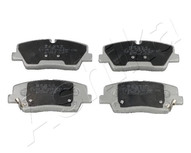 Brake Pad Set, disc brake ASHIKA 51-0H-H10