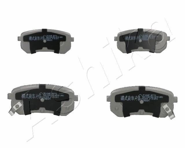 Brake Pad Set, disc brake ASHIKA 51-0K-004