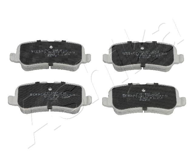 Brake Pad Set, disc brake ASHIKA 51-0L-L01