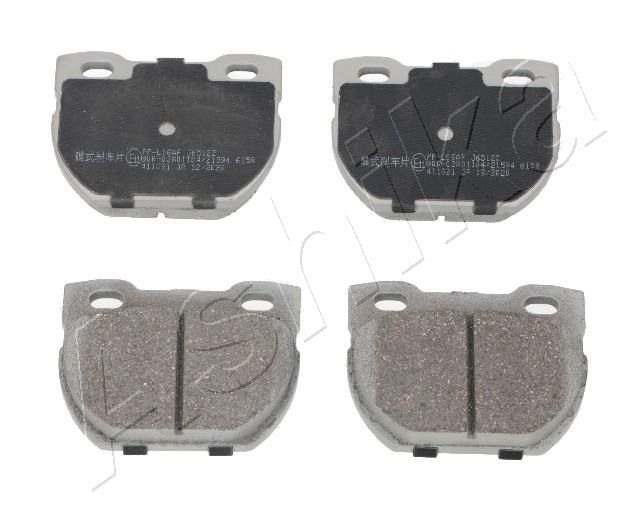 Brake Pad Set, disc brake ASHIKA 51-0L-L06