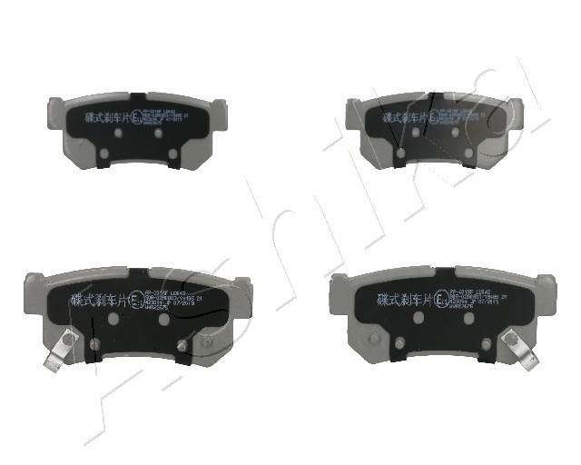 Brake Pad Set, disc brake ASHIKA 51-0S-S01