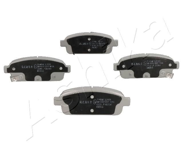 Brake Pad Set, disc brake ASHIKA 51-0W-W05