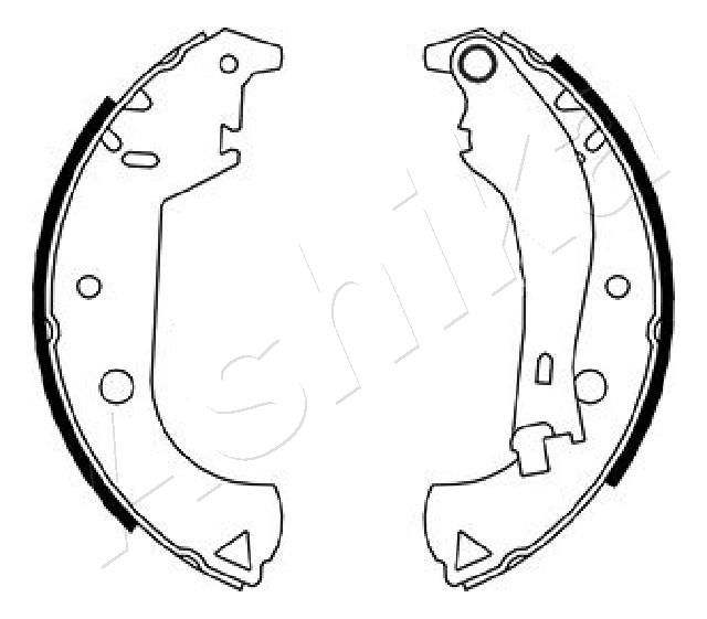 Brake Shoe Set ASHIKA 55-00-0206