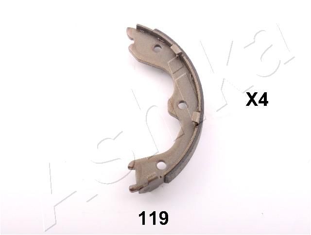 Комплект гальмівних колодок, стоянкове гальмо ASHIKA 55-01-119