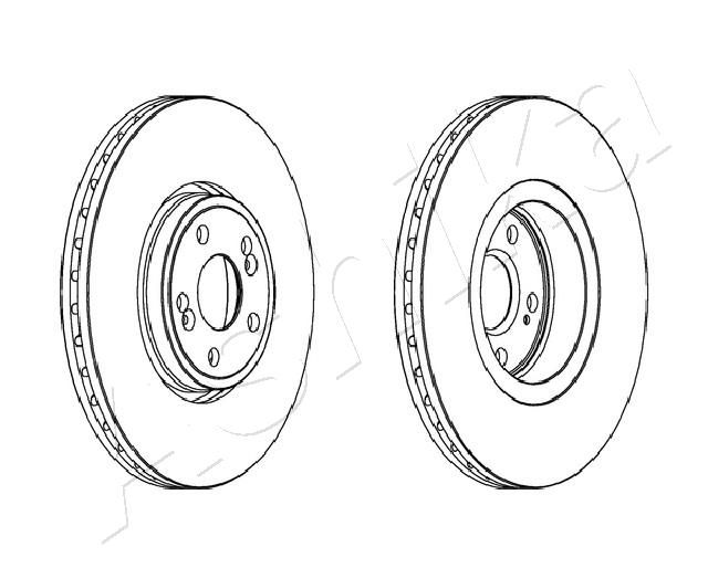 Brake Disc ASHIKA 60-00-0704