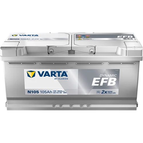 Starterio akumuliatorius varta 605500095K262