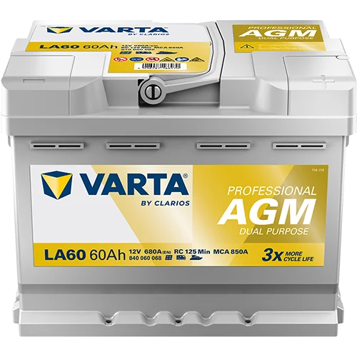Starterio akumuliatorius VARTA AKUMULATORY 840060068K312