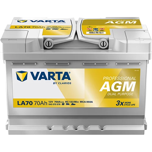 Starterio akumuliatorius varta 840070076K312