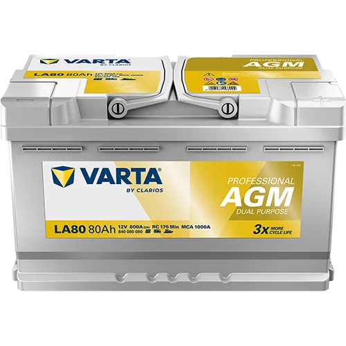 Starterio akumuliatorius VARTA 840080080K312