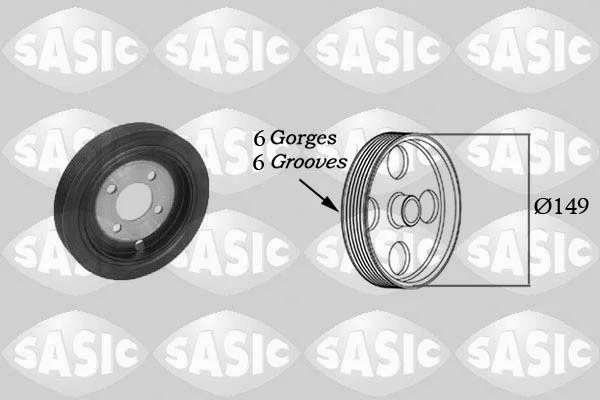 Skriemulys, alkūninis velenas sasic 2150031