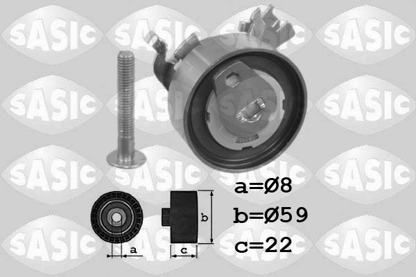 Tensioner Pulley, timing belt SASIC 1706040