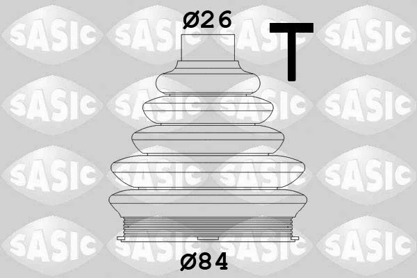 Комплект пилозахисний, приводний вал SASIC 1900016