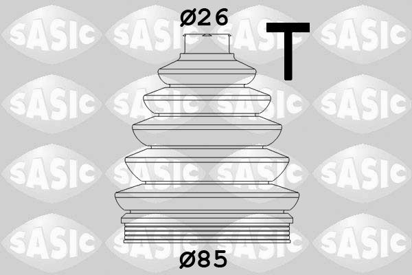 Bellow Kit, drive shaft SASIC 1906038