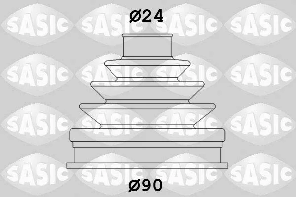 Комплект пилозахисний, приводний вал SASIC 1906047