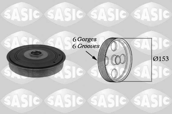 Belt Pulley, crankshaft SASIC 2150012